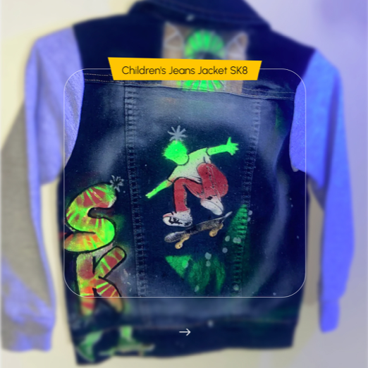 Children's Jeans Jacket SK8