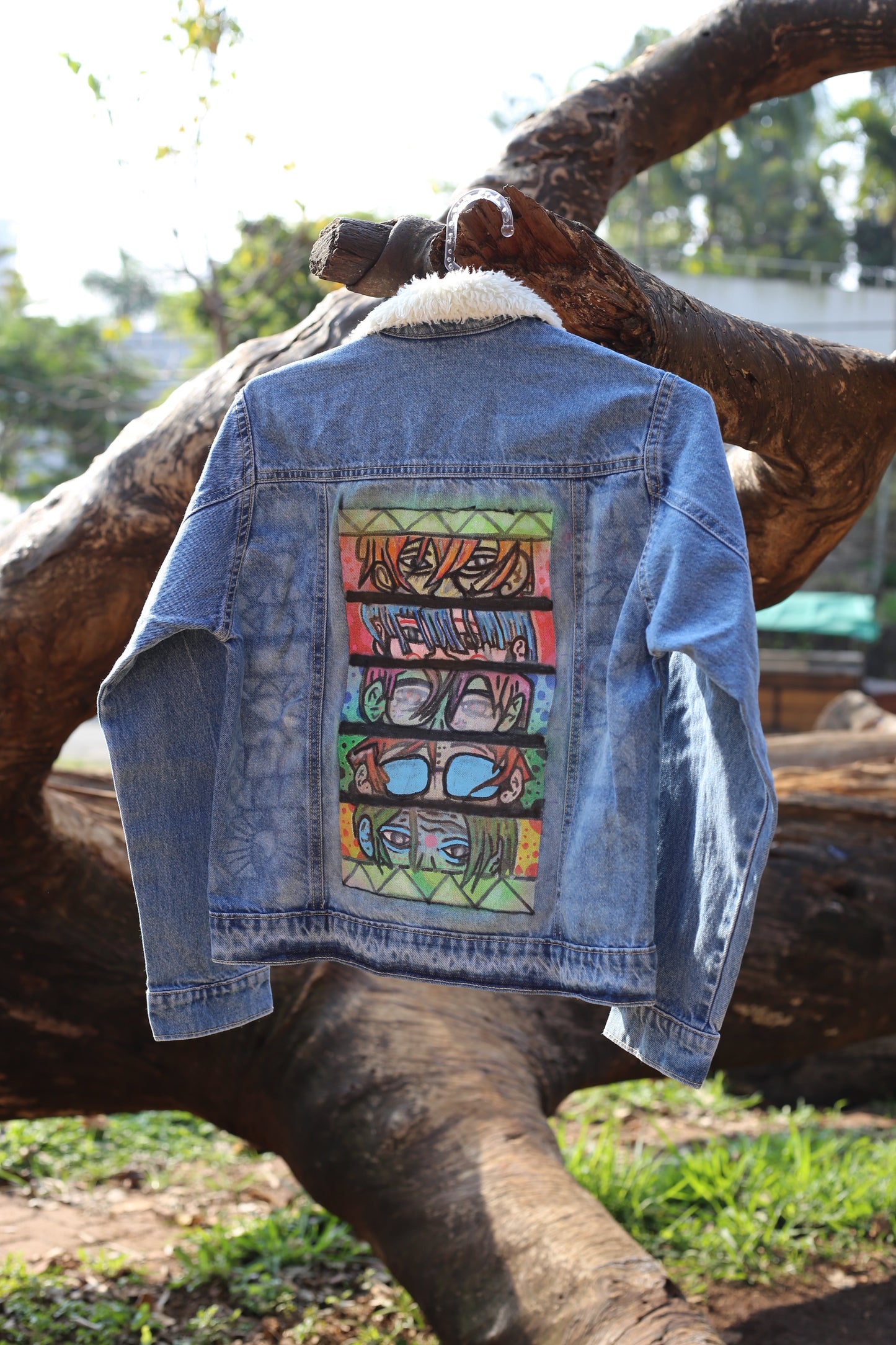 Animê Unissex Jeans Jacket