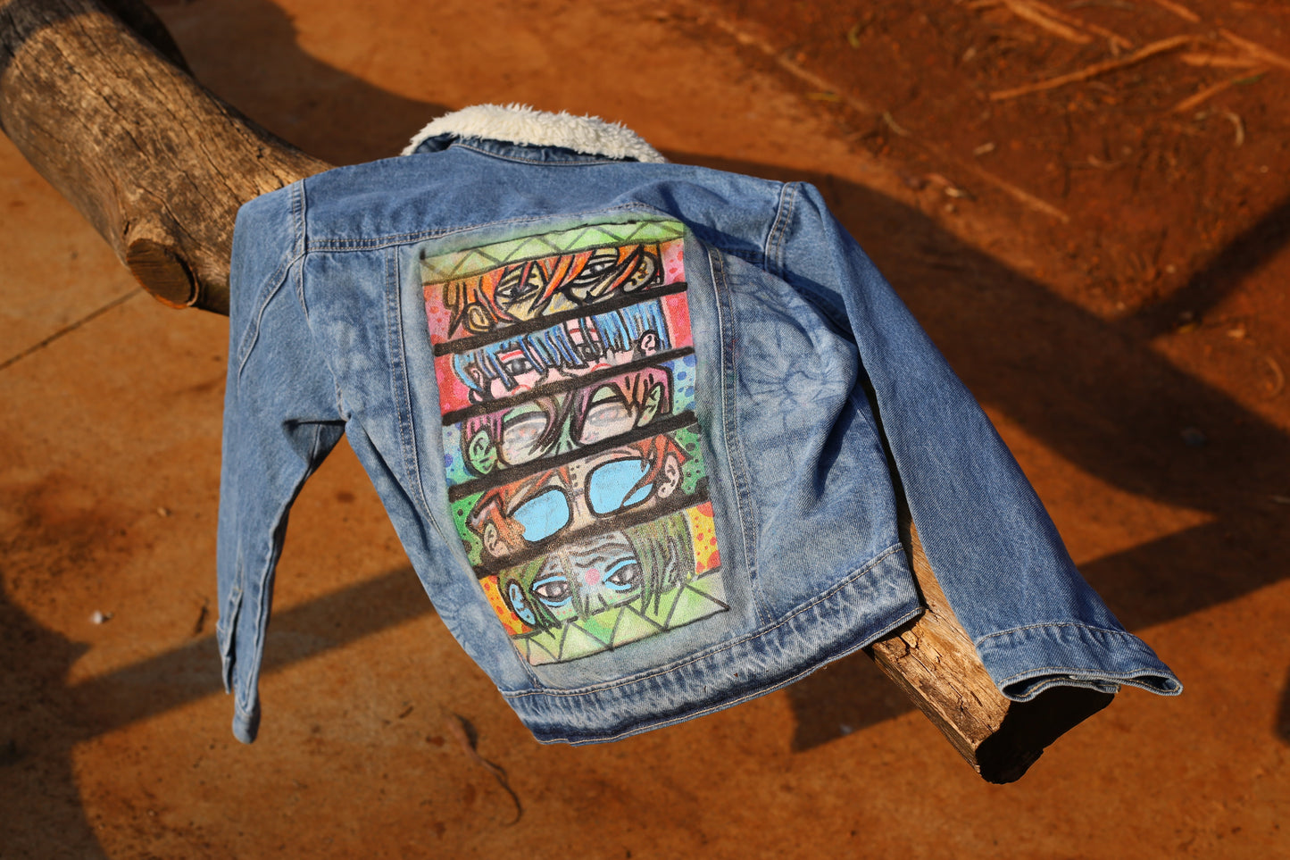 Animê Unissex Jeans Jacket