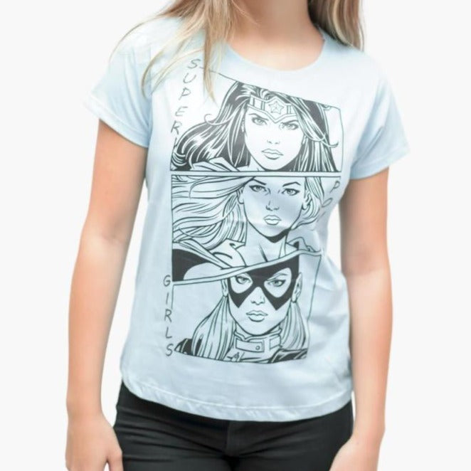 camiseta-infantil-girl-power-azul